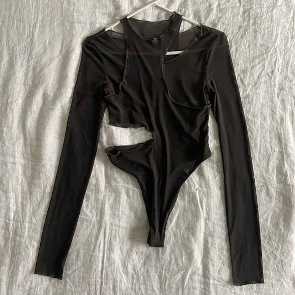 urban outfitters mesh katniss bodysuit - Picture 2 of 3